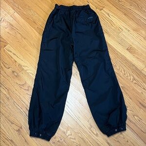 -Columbia Snowboard Pants Black w/Pocket Elastic/Hook Adjustment Women's Large